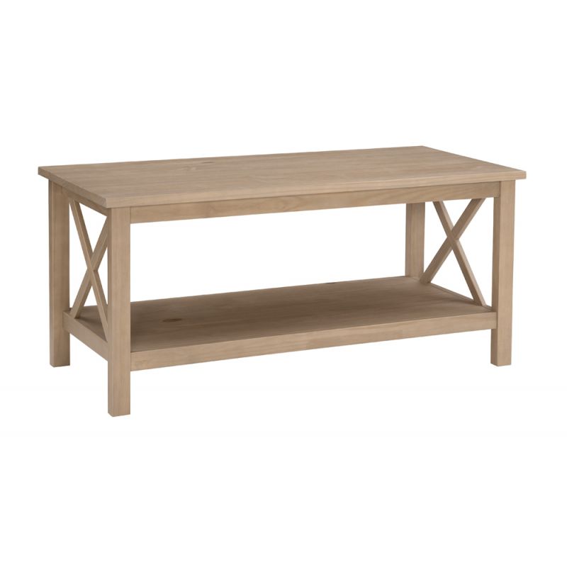 Linon Home Decor - Davis Coffee Table Driftwood - DV66DRIFTWD01U