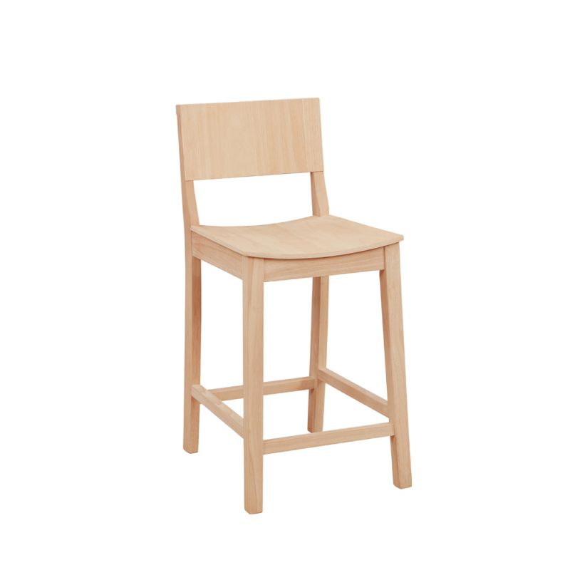 Linon Home Decor - Devin Counter Stool Unfinished (Set of 2) - CS279UNF02KD