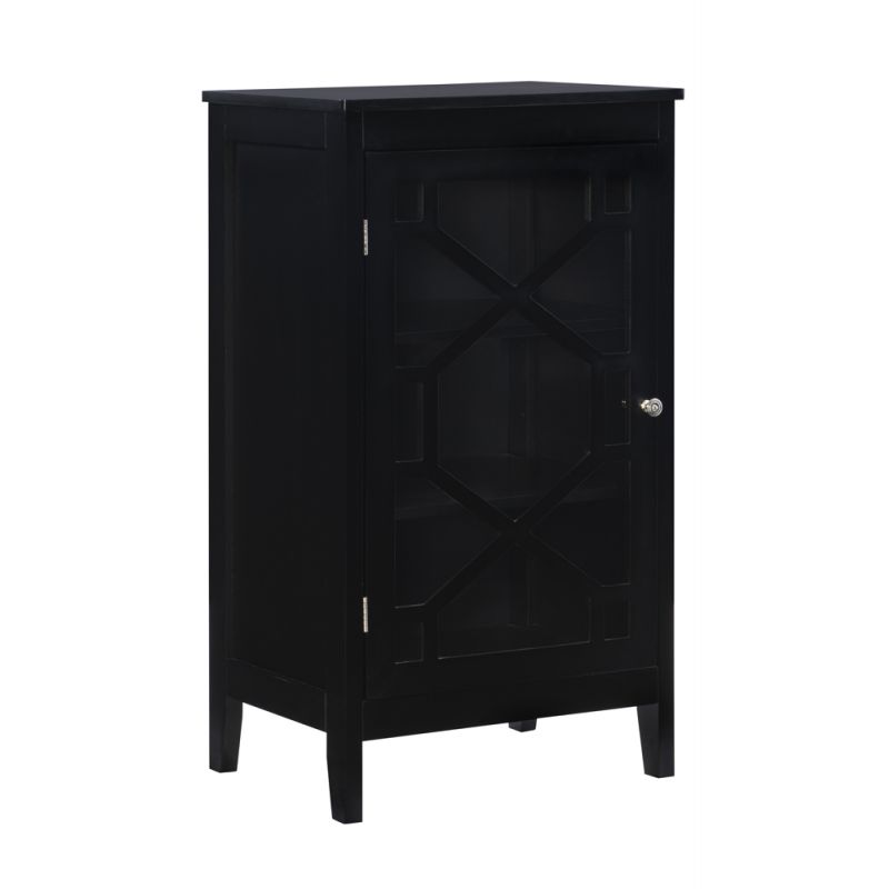 Linon Home Decor - Fetti Black Small Cabinet - FT117BLK01U