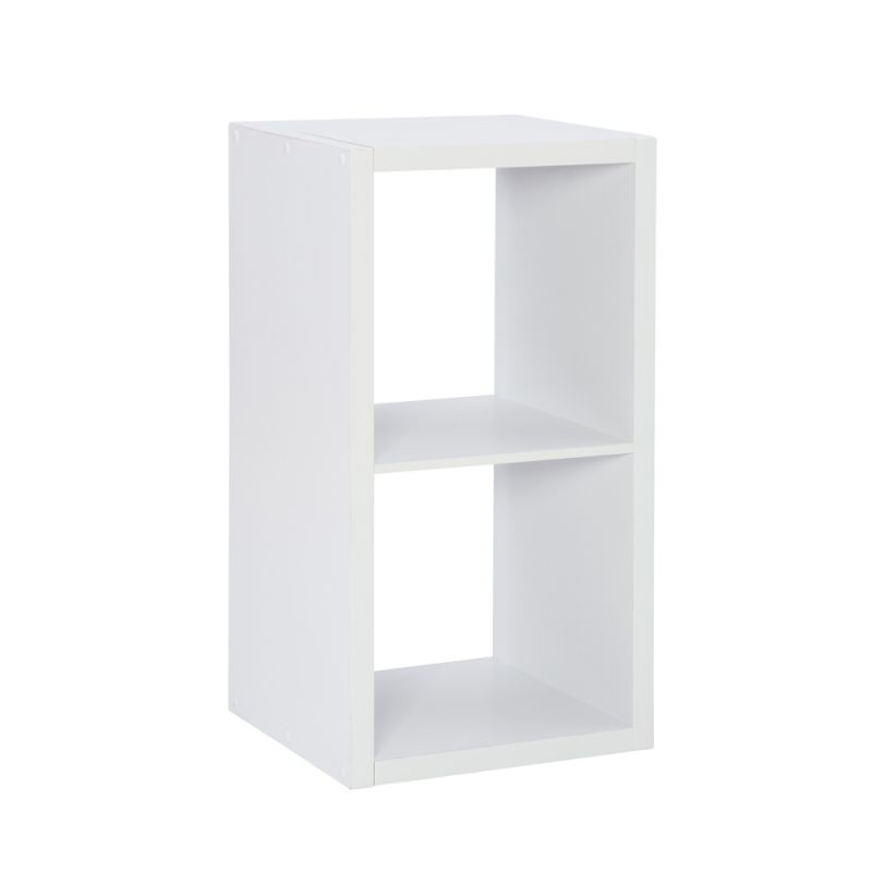 Linon Home Decor - Galli 2 Cubby Storage Cabinet White - CB200WHT201