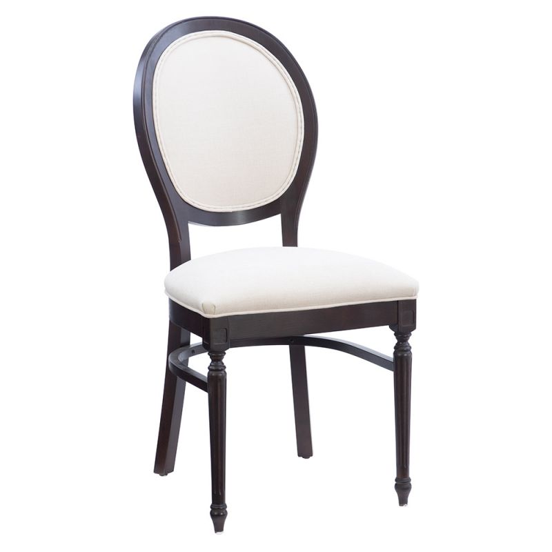 Linon Home Decor - Halston Side Chair Brown/Grey (Set of 2) - CH319BRN02ASU
