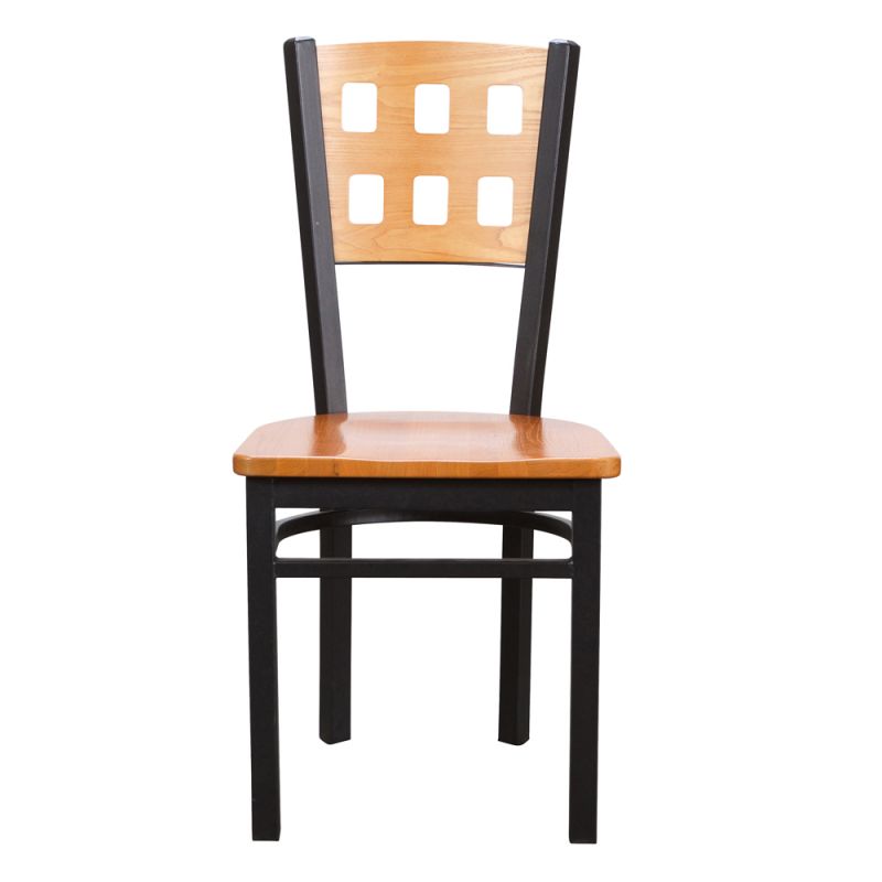 Linon Home Decor - Keifer Metal Side Chair Black - Set of 2 - CH157BLK02