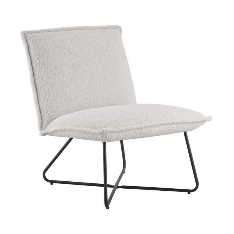Linon Home Decor - Kelvin Chair Sherpa - CH144SHER01U