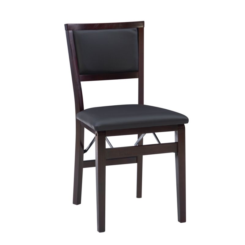 Linon Home Decor - Kiera 18 In Pad Back Folding Chair (Set of 2) - 01821ESP-02-AS-U