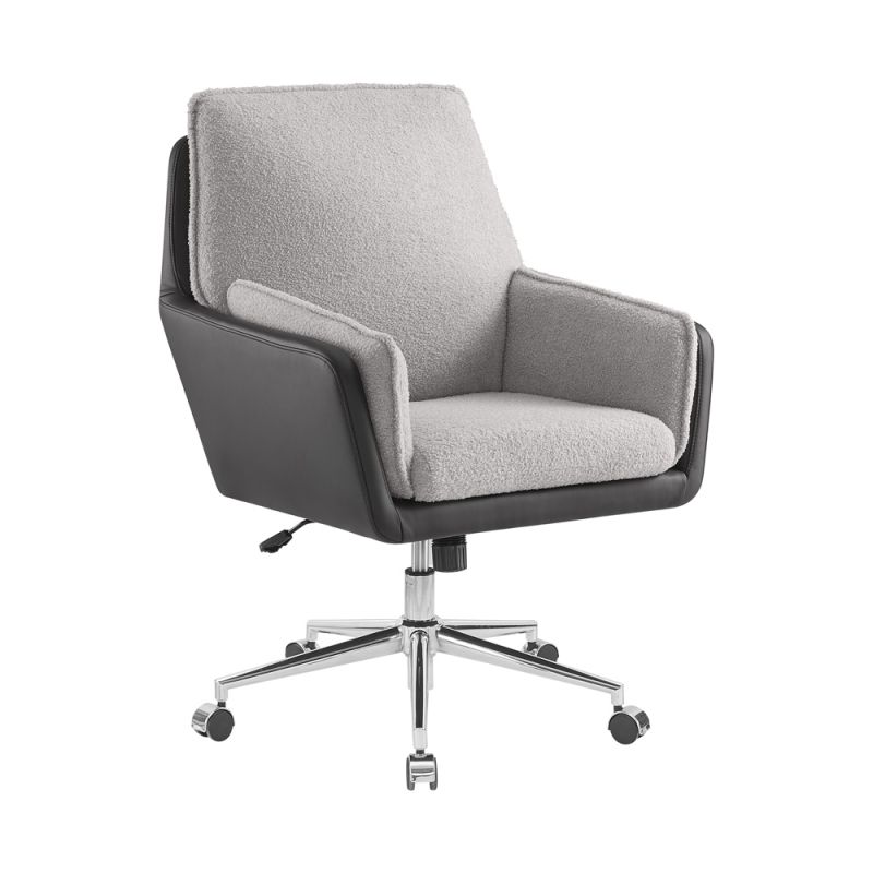 Linon Home Decor - Mabry Swivel Chair Black Grey - OC131BLKGRY01U