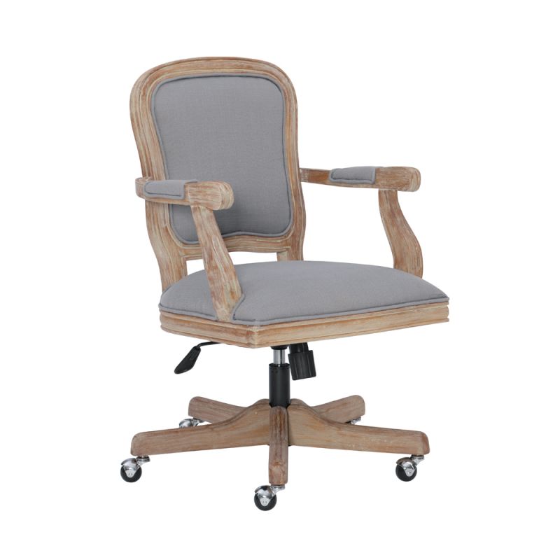 Linon Home Decor - Maybell Office Chair, Light Gray - OC083LGRY01U