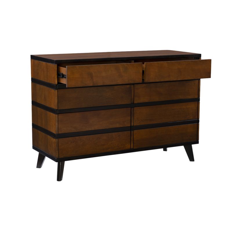 Linon Home Decor - Mid Century Six Drawer Dresser - BD76PLT01U