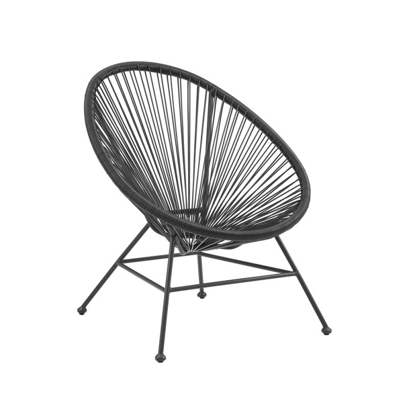 Linon Home Decor - Millicent Single Chair Black - ML030BLK01U