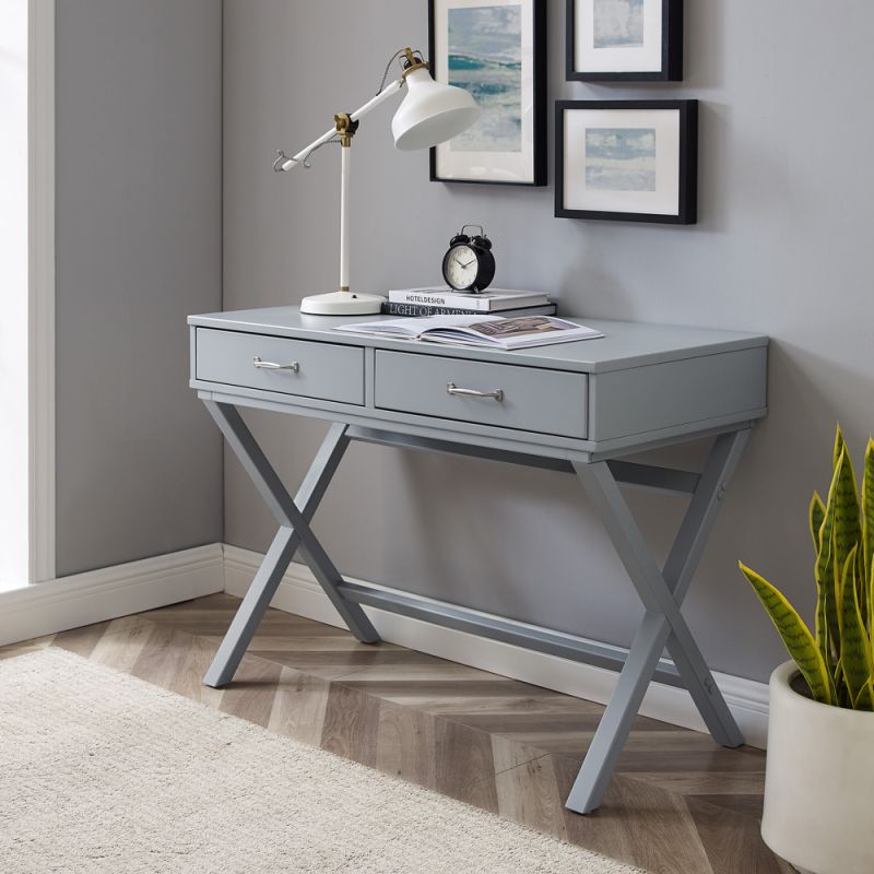 Linon Home Decor - Penney Desk Grey - 99421GRY01U