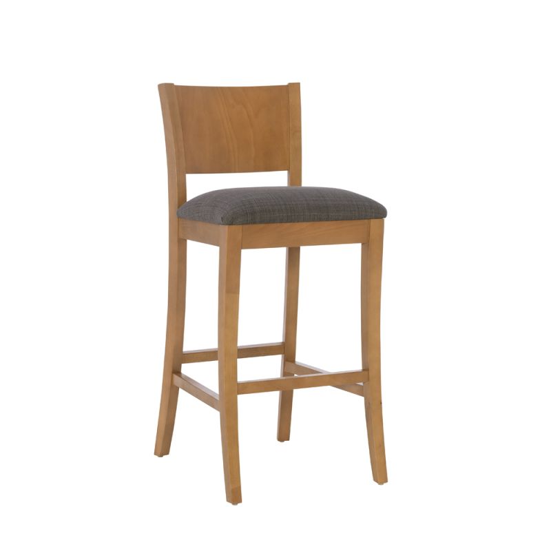 Linon Home Decor - Reese Brown Barstool Uph Seat (Set of 2) - BS312BRN02ASU