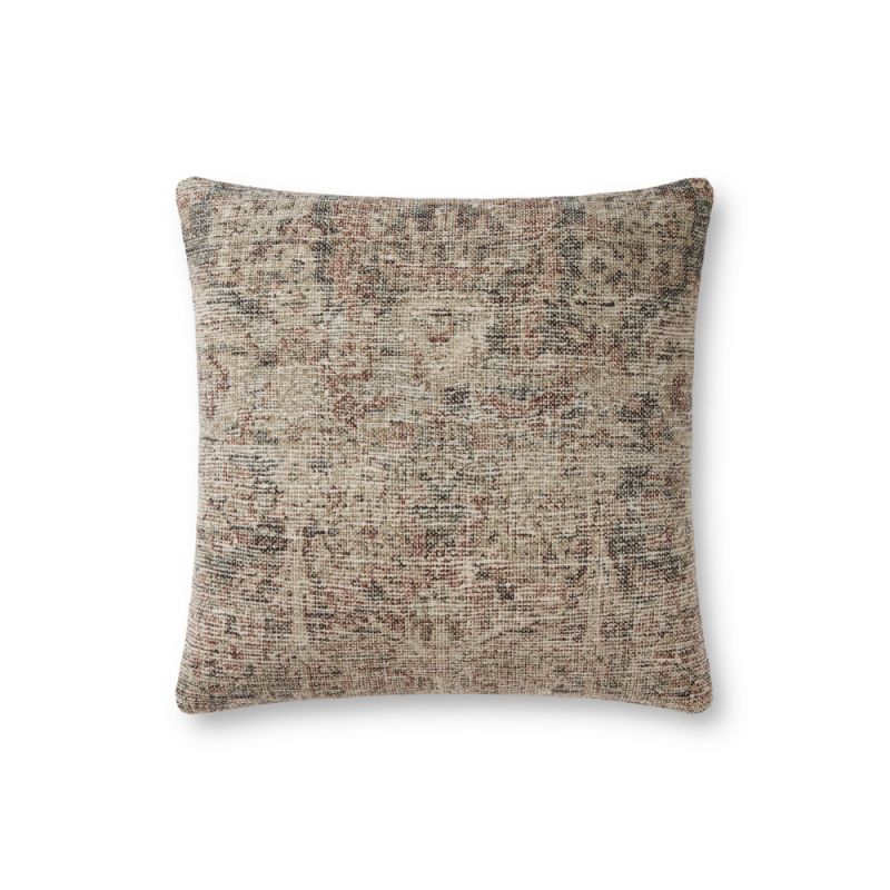 Loloi - Beige / Multi 18'' x 18'' Cover Only Pillow - P143PLL0095BEMLPIL1