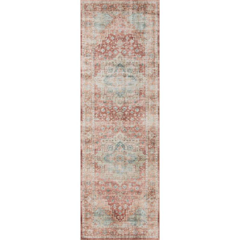 Loloi - Heidi Terracotta / Aqua 2'-6