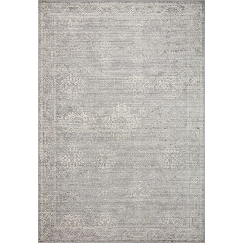 Loloi - Indra Silver / Ivory 5' x 7'-10