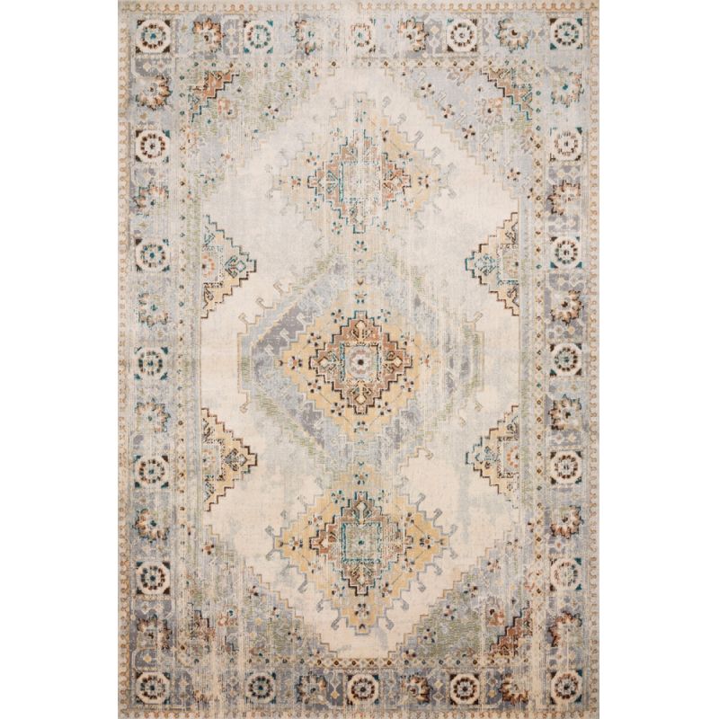 Loloi - Isadora Oatmeal / Silver 5' x 7'-3