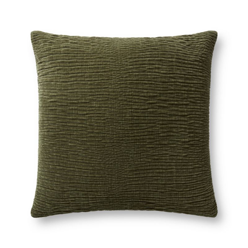 Loloi - Olive 22'' x 22'' Cover w/Down Pillow - DSETPLL0097OL00PIL3