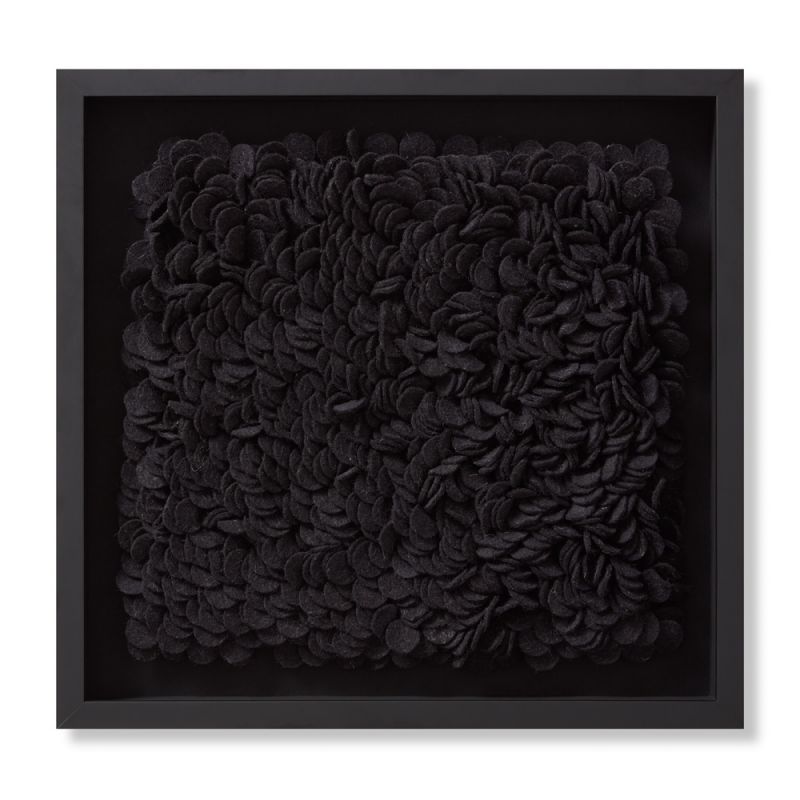 Loloi - Peppercorn Black 2' X 2' Wall Art - AW0241PPCRNBL00A029