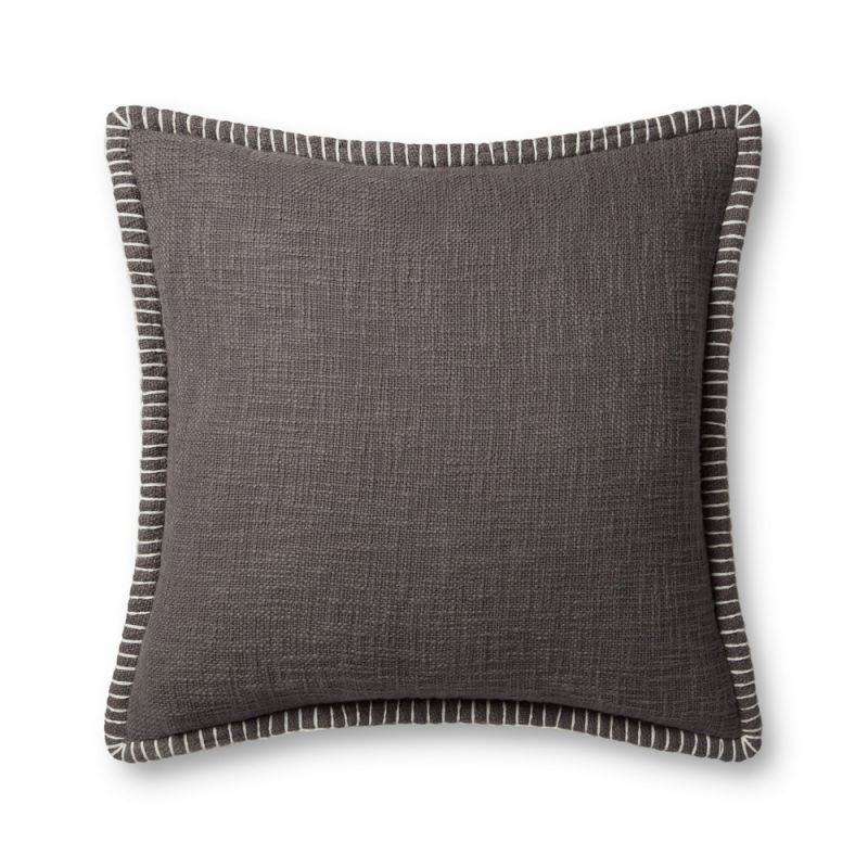 Loloi - PLL0109 Grey 22'' x 22'' Cover Only Pillow - P005PLL0109GY00PIL3