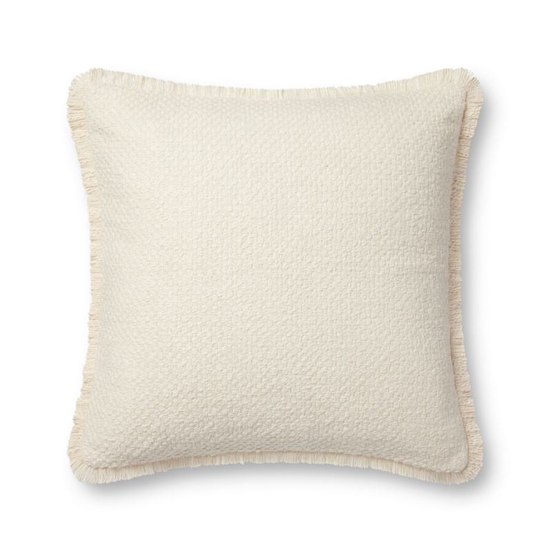 Loloi - PLL0121 Ivory 22'' x 22'' Cover Only Pillow - P297PLL0121IV00PIL3