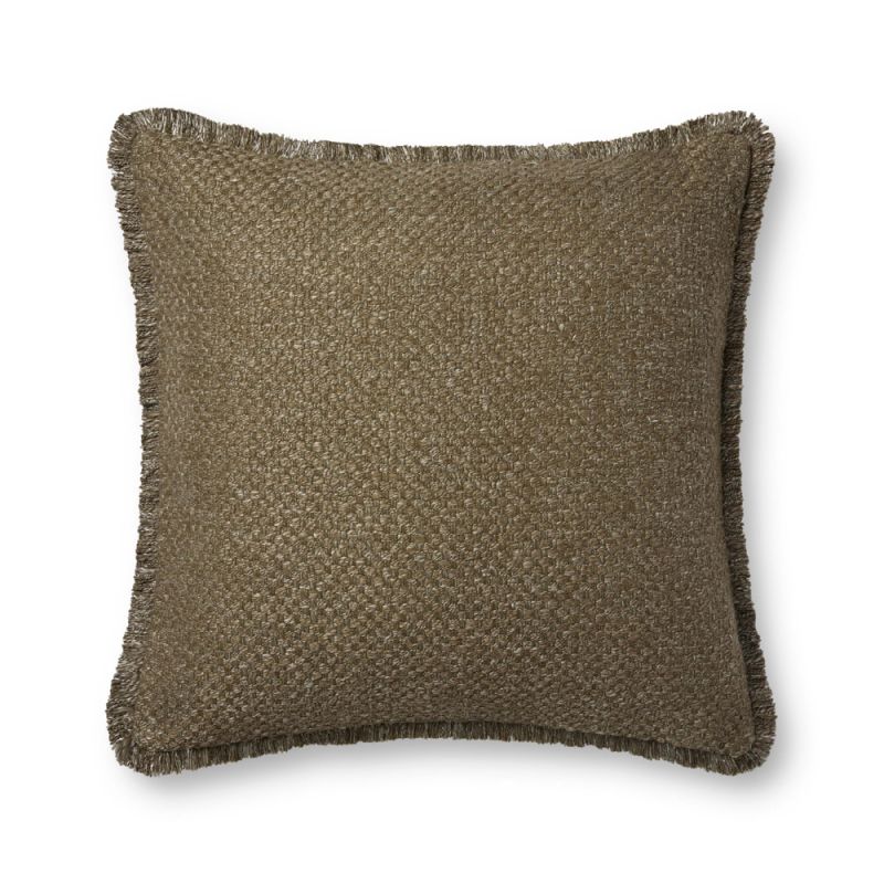 Loloi - PLL0121 Olive 22'' x 22'' Cover Only Pillow - P297PLL0121OL00PIL3