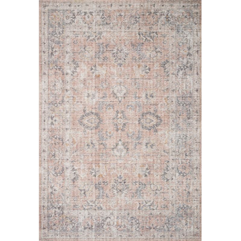 Loloi - Skye Blush / Grey 7' x 9' Oval Area Rug - SKYESKY-01BHGY790V