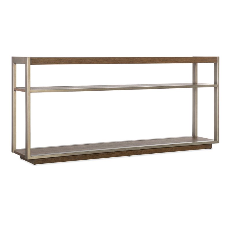 M Furnishings - Hammon Wood/Metal Square Console Table - M11-80151-89