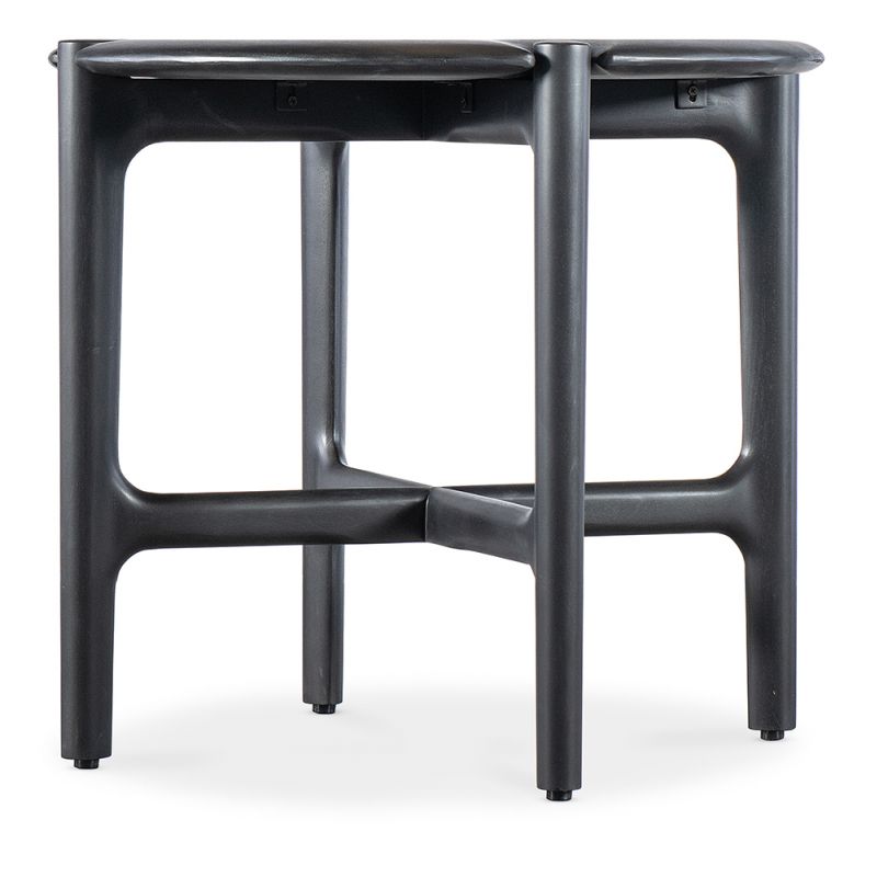 M Furnishings - Harlow Round Side Table - Black - M03-80116-99