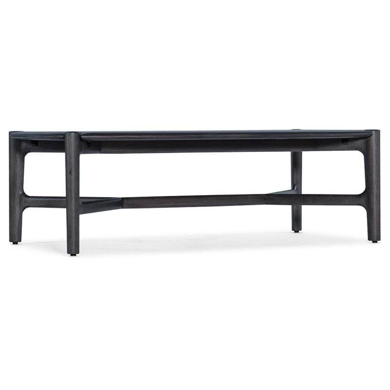 M Furnishings - Harlow Soft Rectangle Coffee Table - Black - M03-80110-99