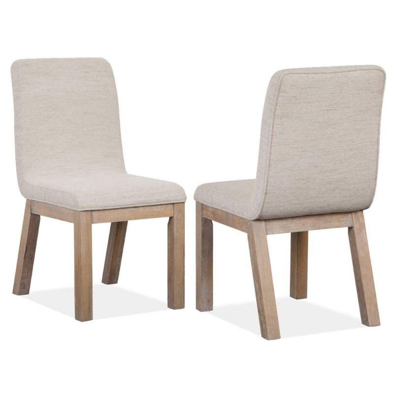 Magnussen - Ainsley Upholstered Host Side Chair in Cerused Khaki - (Set of 2) - D5333-66