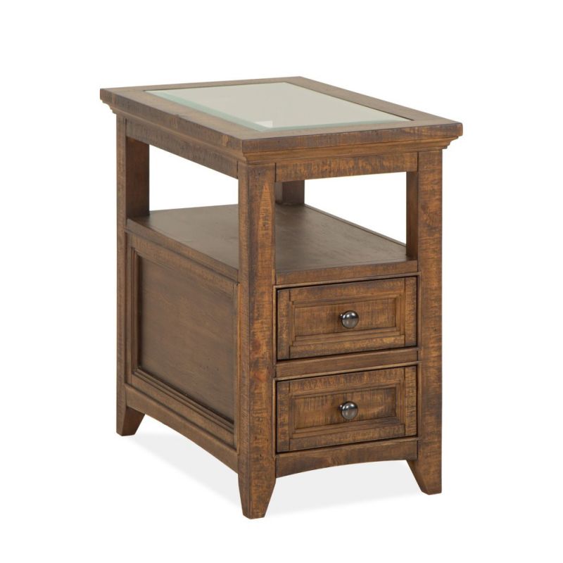 Magnussen - Bay Creek Chairside End Table in Toasted Nutmeg - T4398-10