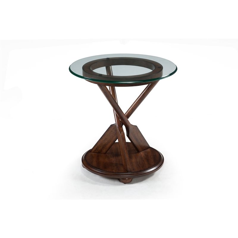 Magnussen - Beaufort Round End Table - T2214-05T_T2214-05B