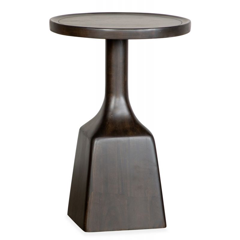 Magnussen - Lindon  - Dark Round Pedestal Accent End Table - T5570-30D