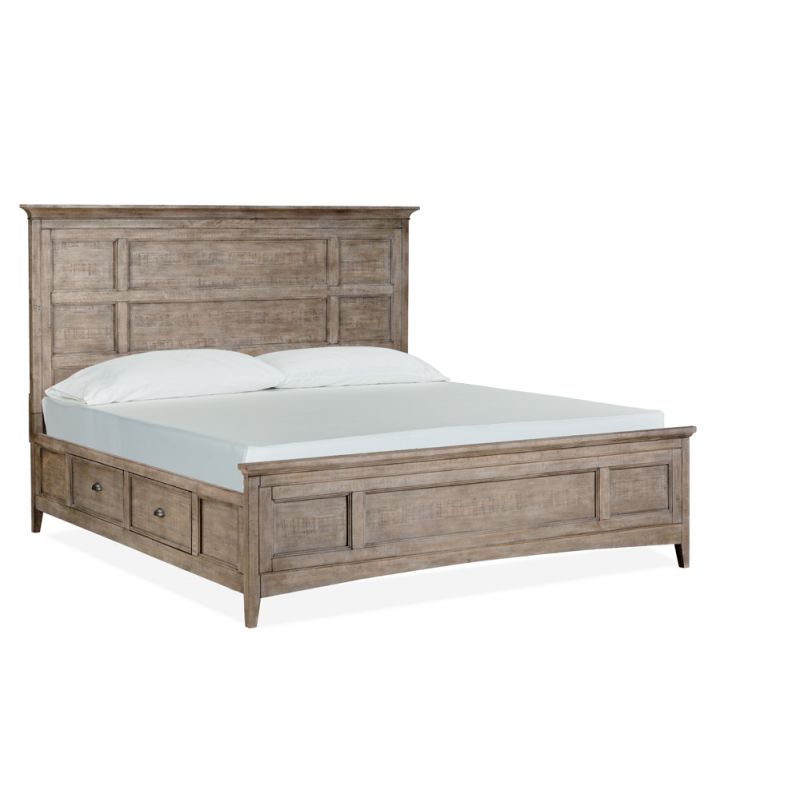Magnussen - Paxton Place Complete King Panel Bed with Storage Rails - B4805-65