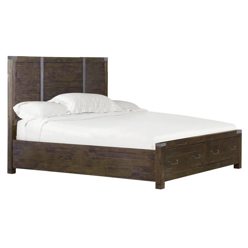 Magnussen - Pine Hill Queen Panel Bed With Storage - B3561-54H_55F_54R