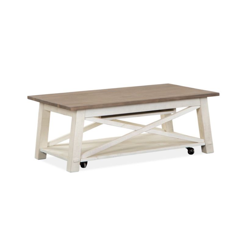 Magnussen - Sedley Lift Top Storage Cocktail Table with Casters - T5199-50