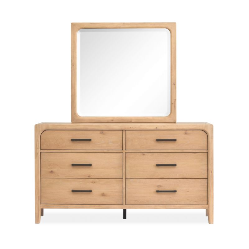 Magnussen - Somerset Double Drawer Dresser with Landscape Mirror - B5684-2240