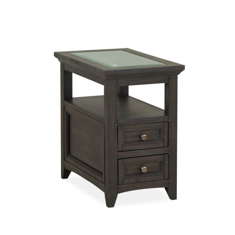 Magnussen - Westley Falls Chairside End Table in Graphite - T4399-10