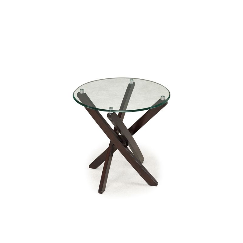 Magnussen - Xenia Round End Table - T2184-05T_T2184-05B