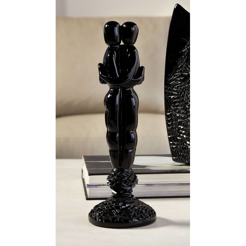 Maitland Smith - Black Crystal Figurine - 8353-10