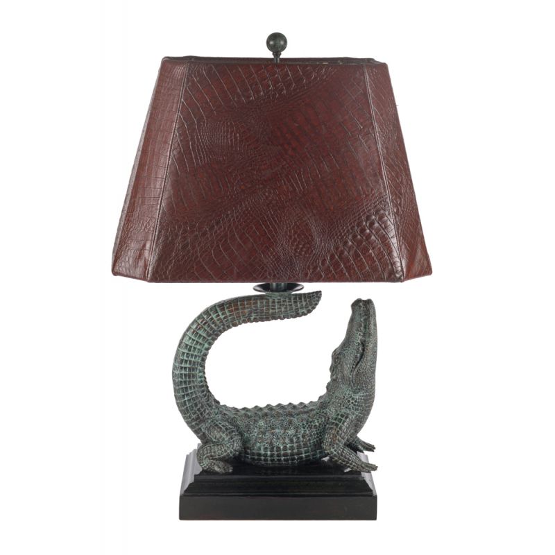 Maitland Smith - Crocodile Table Lamp - 8302-17