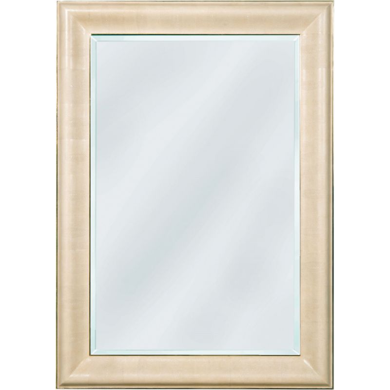 Maitland Smith - Faux Ivory Shagreen Leather Mirror - 8294-28