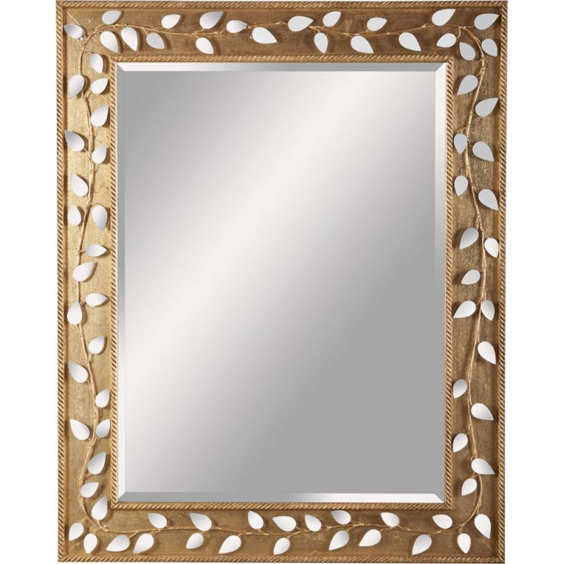 Maitland Smith - Gold Mirror Glass Leaf Decor - 8207-28