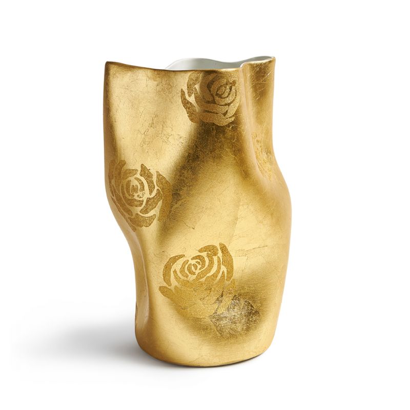 Maitland Smith - Gold Roses Vase - 8386-21
