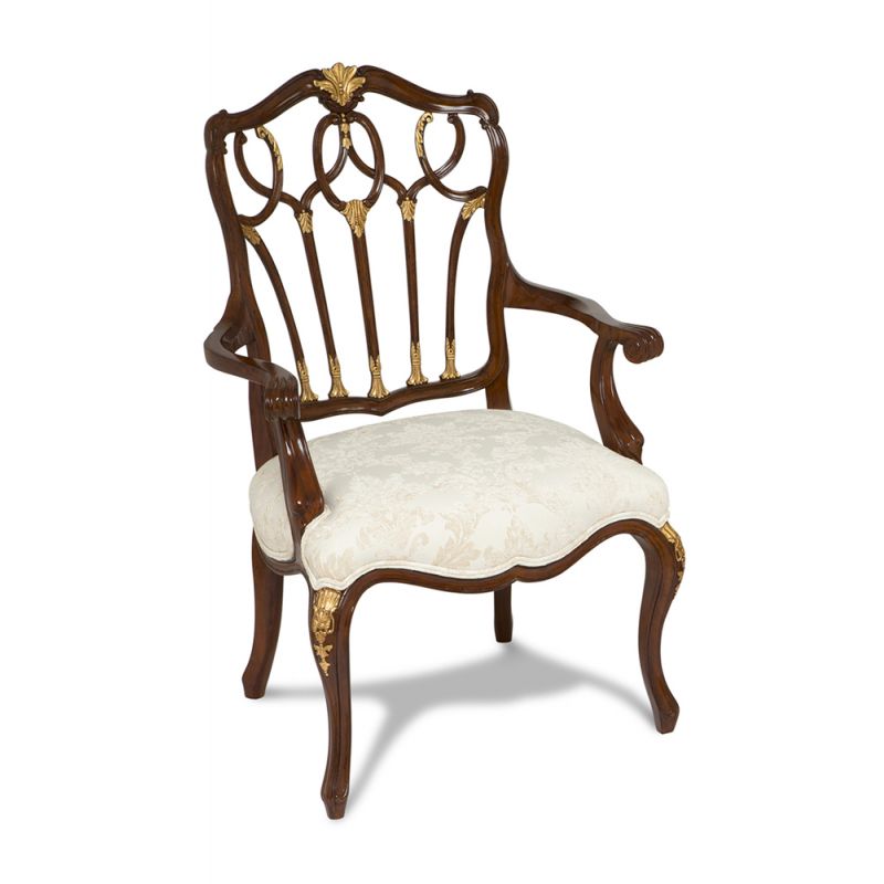 Maitland Smith - Gothic Arm Chair - 89-0206