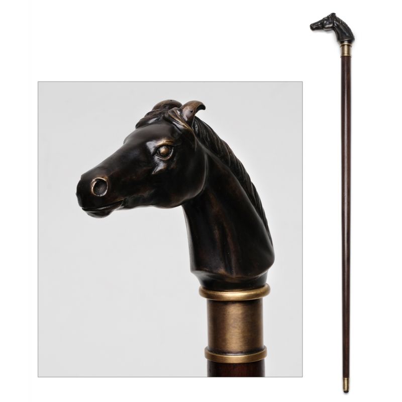 Maitland Smith - Horse Walking Stick - 89-1608