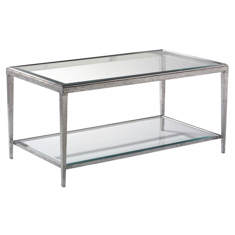 Maitland Smith - Jinx Nickel Rectangle Cocktail Table - HM1015C