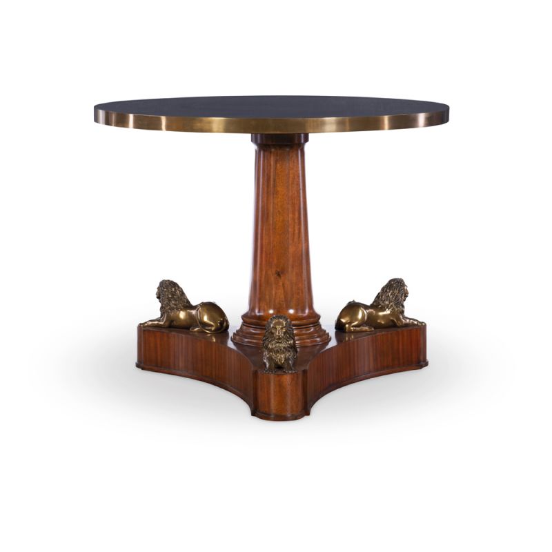 Maitland Smith - Lion Pedestal Center Table - 8337-36
