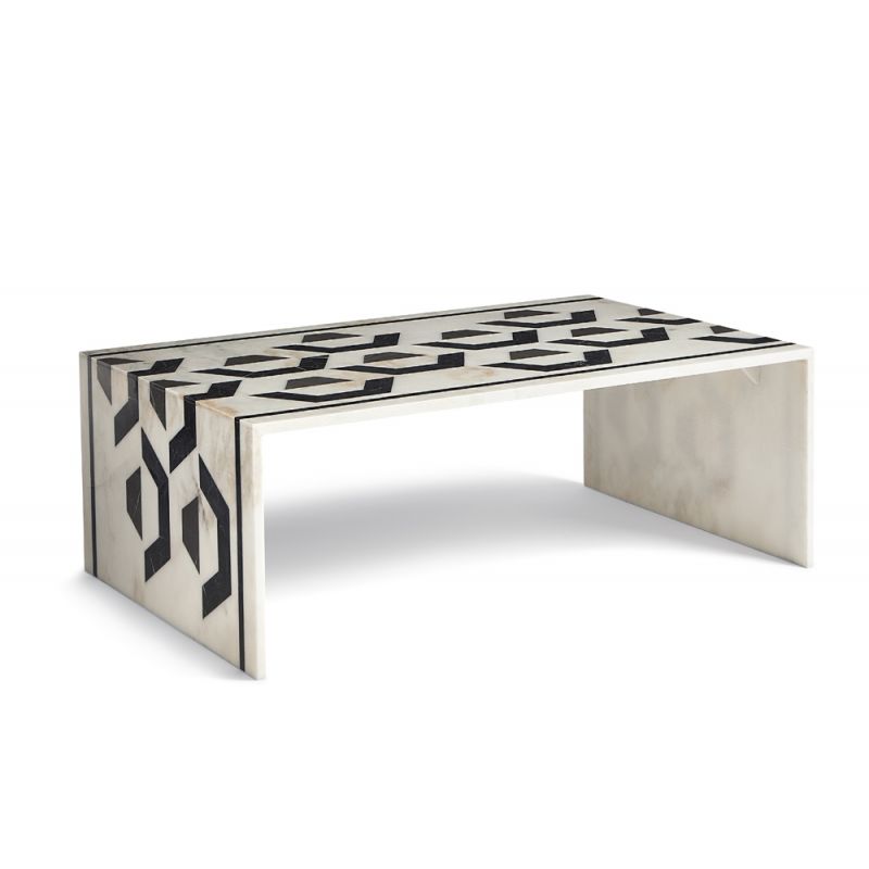 Maitland Smith - Marble Inlay Cocktail Table - 8378-33