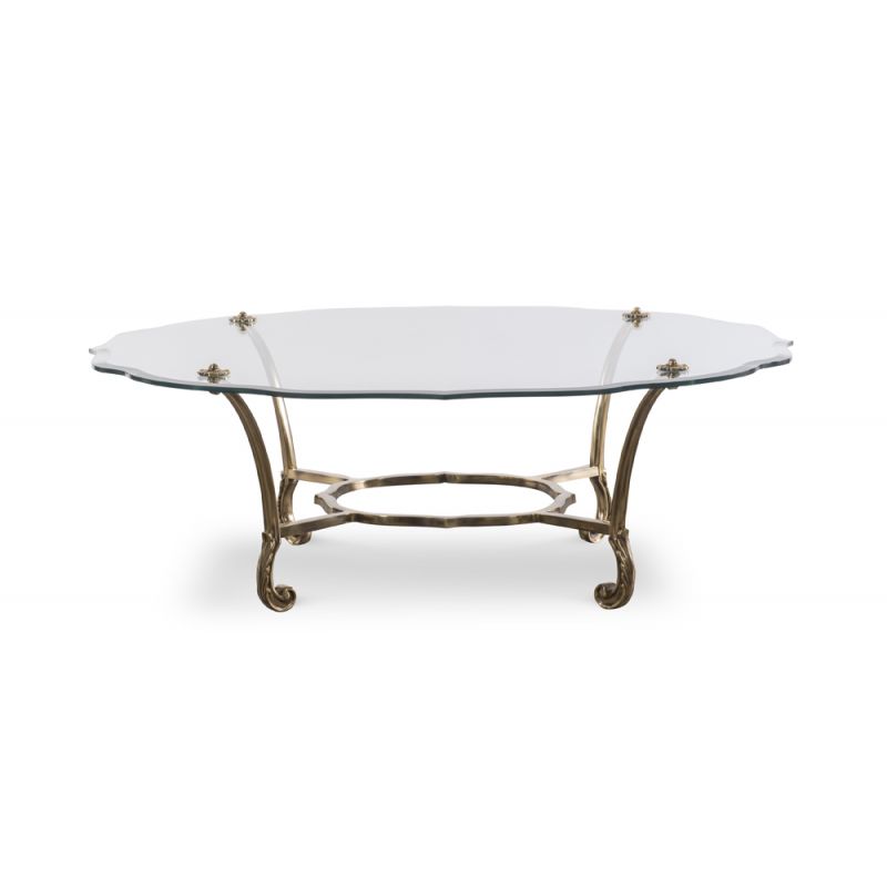 Maitland Smith - Round Brass Cocktail Table - 8364-33