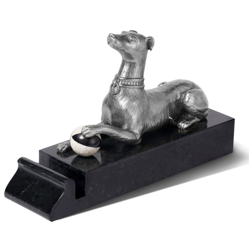 Maitland Smith - Stately Greyhound Card Holder - 89-1606