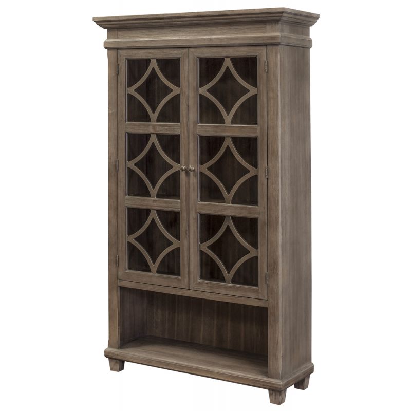 Martin Furniture - Carson Glass Display Cabinet, Gray - IMCA4270